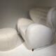 Lounge chair by Märta Blomstedt and matching footstool