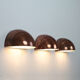 Brass wall light Quarto by Claus Bonderup and Torsten Thorup 3 disposed