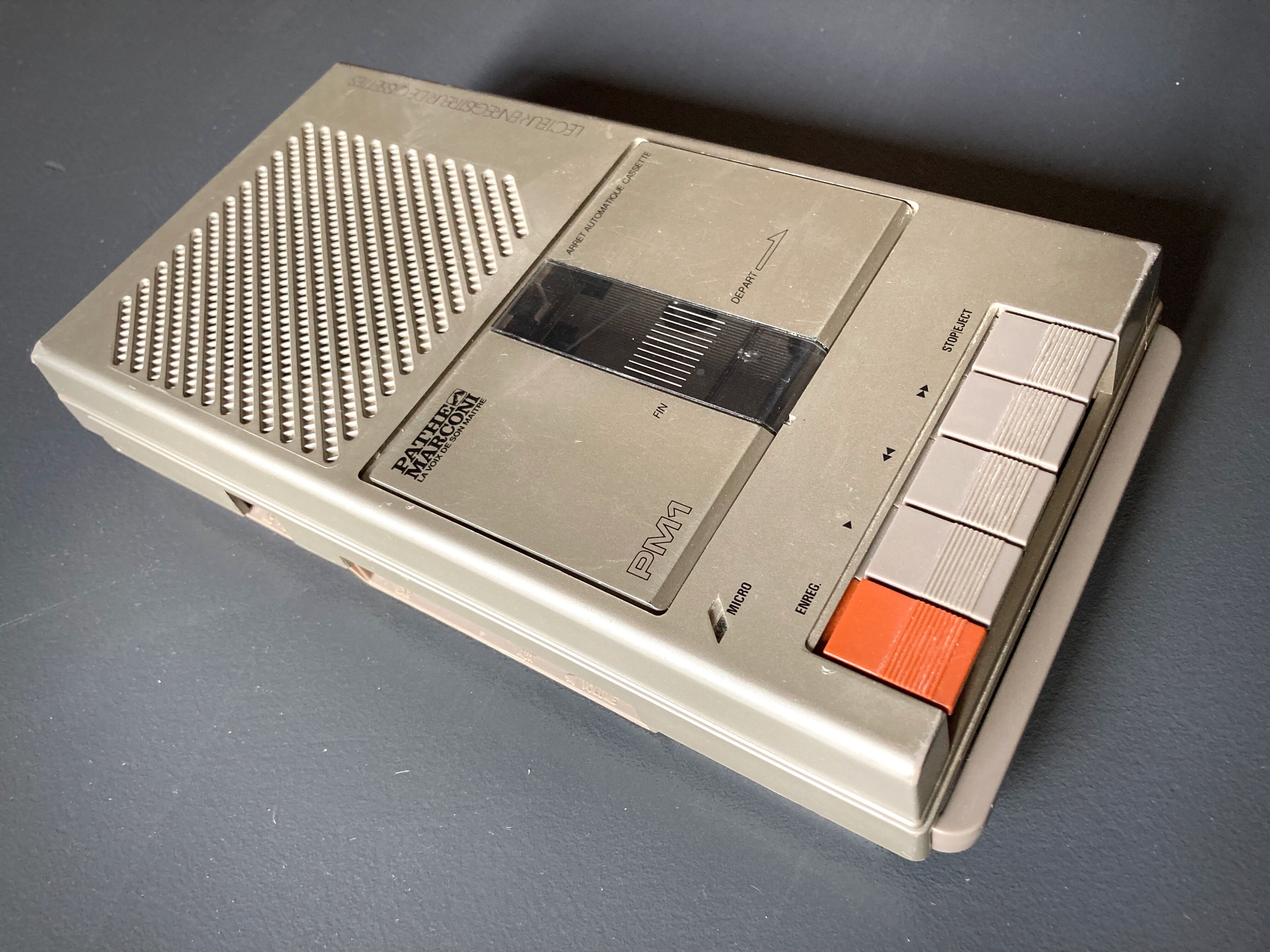 Pathé Marconni K7 recorder player