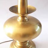 Large golden foot lamp