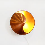 Yin Yang rare copper wall lamp from RAAK type C1636