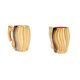 Colorful ceramic coffee set