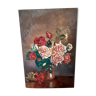 Peinture, bouquet de roses