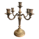 Candelabrum 5 Lights Bronze Brass Louis XVI Neoclassical Style