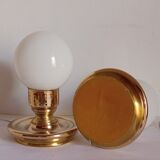 Pair of golden lamps