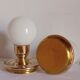 Pair of golden lamps