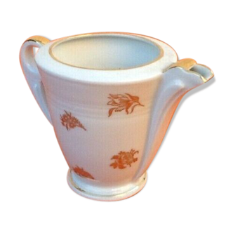 Pot à lait en porcelaine Dure S.F.P (Société Française Porcelaine) 1960