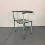 Tubular Memphis style 1st edition Von Vogelsang armchair by Philippe Starck