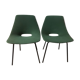 Pair of tonneau chairs by Guariche Pierre for Steiner. 50