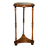 Table d’appoint en bois à trois pieds vintage