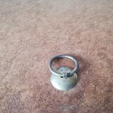 Round mirror in rope, 45 cm