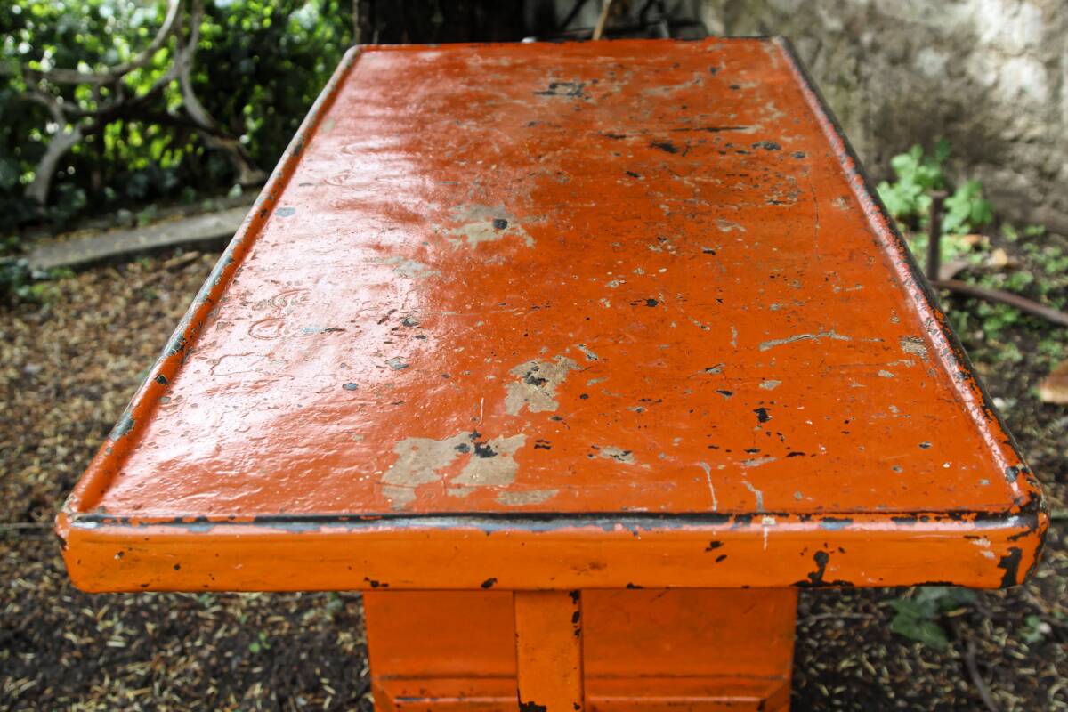 Art deco industrial desk