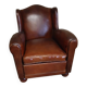 Fauteuil club ancien à oreilles