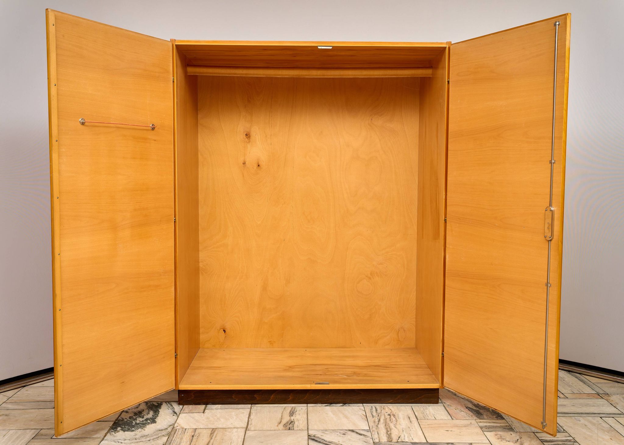 Two-door wardrobe by Mojmír Požár for UP Závody, Czechoslovakia, 1960s.