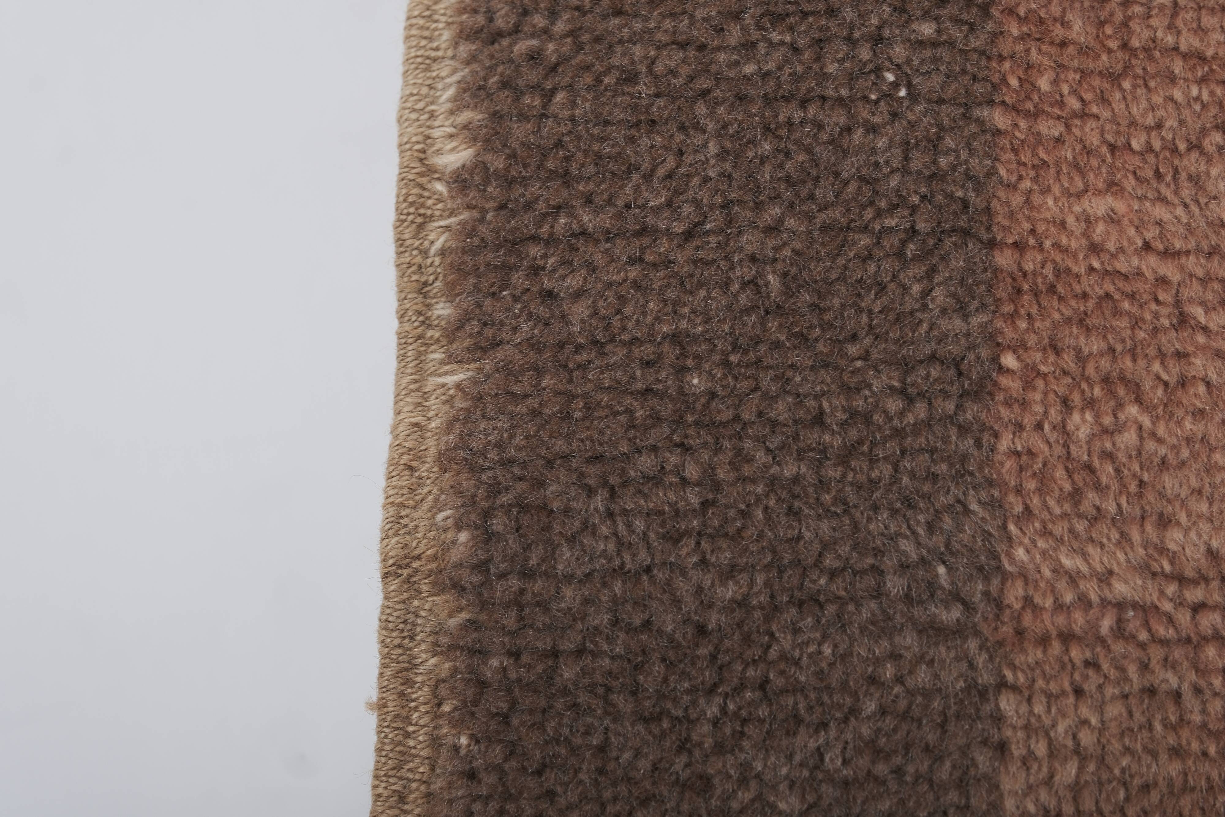 Vintage Turkish Oushak Handwoven Rug 88x133 cm