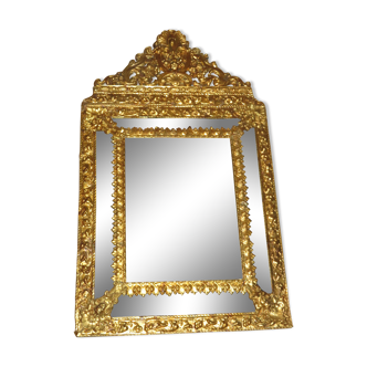 Parecloses repulsed brass mirror 82x48cm