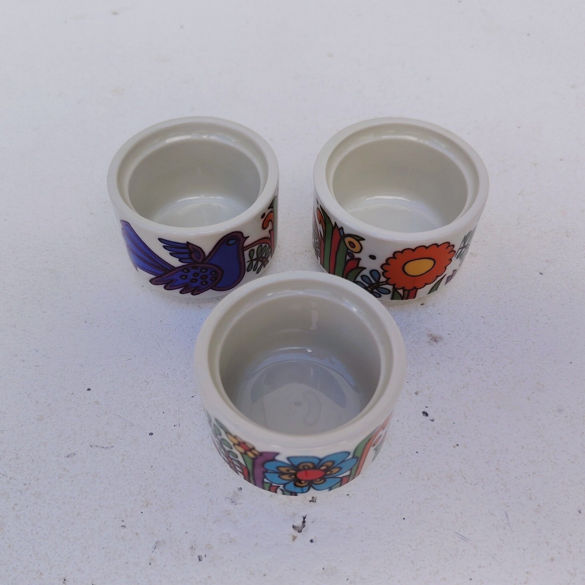 Three egg cups Villeroy & Boch, Acapulco