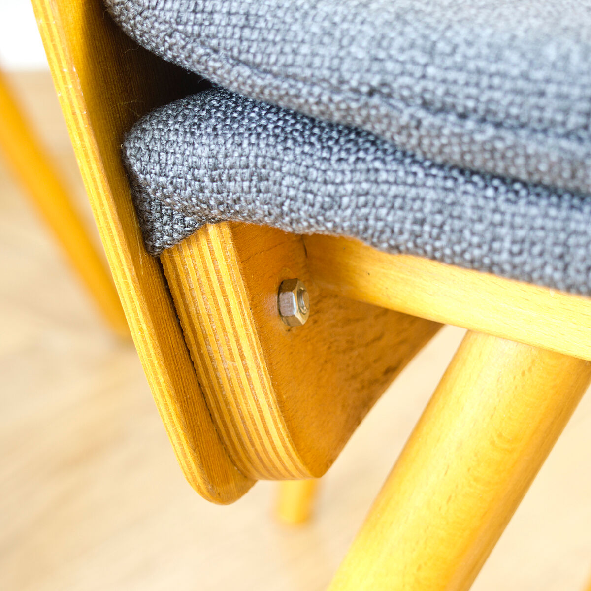 Ensemble de 4 chaises F. Jirak, années 1960