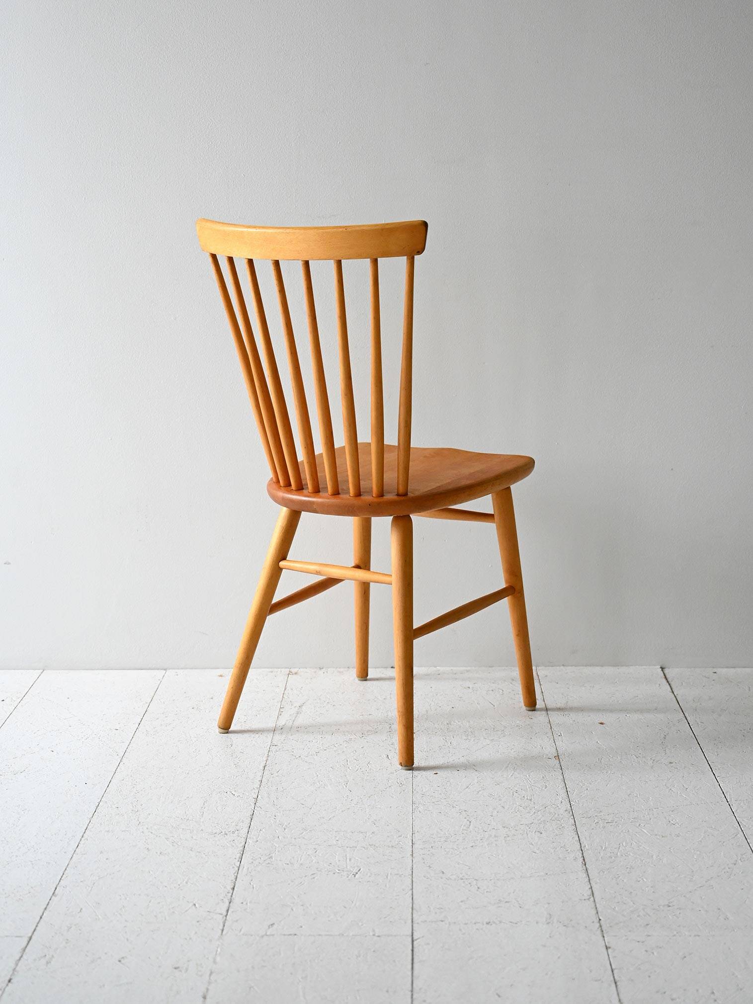 1950s/60s Vintage Scandinavian Pinstolar Chair