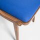Bumerang Chair Mid-Century Modern, Royal Blue Wool, Poland, 1960s