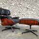 Fauteuil Lounge et ottoman Herman Miller Charles & Ray Eames, palissandre