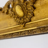 Regency style Trumeau in wood and gilded stucco, nineteenth century