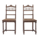 Chaises en bois de style Henri II