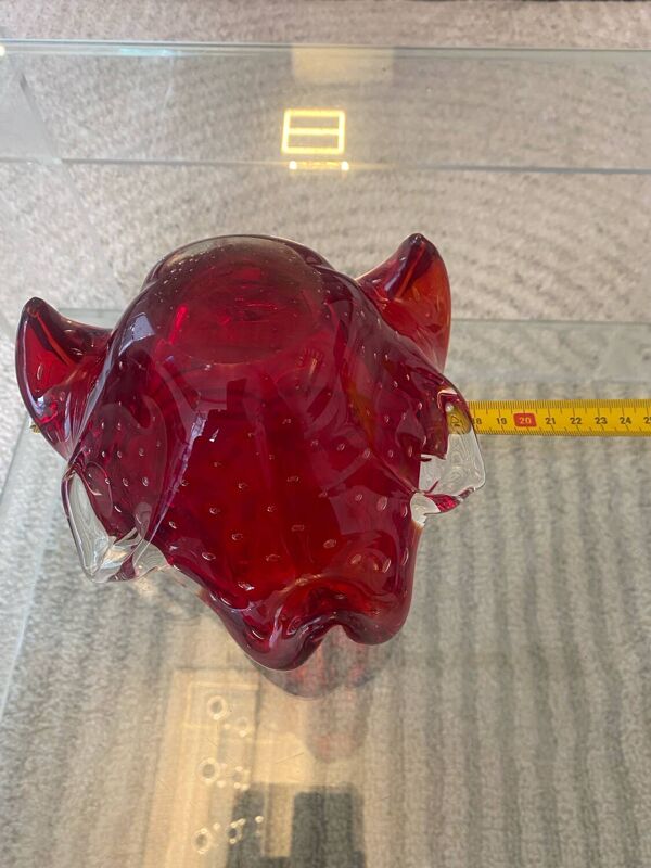 Vide poche vintage de murano vintage par sommerso