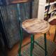 High stool for drawing table architect metal and wood restored delivery offered