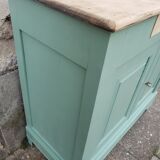 Buffet parisien campagne vert menthe