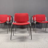 Vintage DSC 106 Side Chairs by Giancarlo Piretti for Castelli, set of 7