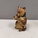 Beautiful ceramic bear by Arne Ingdam. Denmark, 1960s-70s.