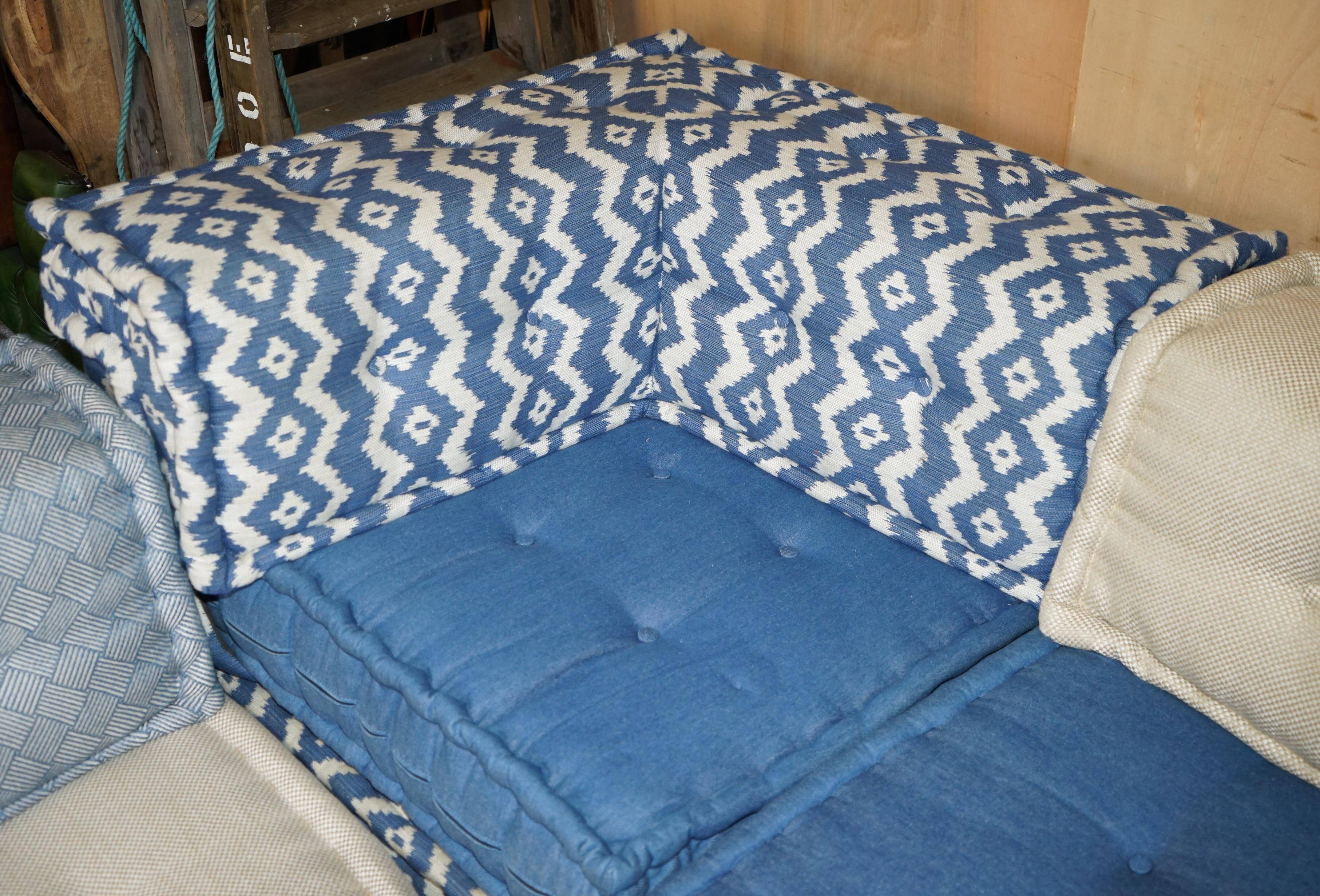 ROCHE BOBOIS Canapé Modulaire Kenzo Mah Jong 11 pièces Hans Hopfer