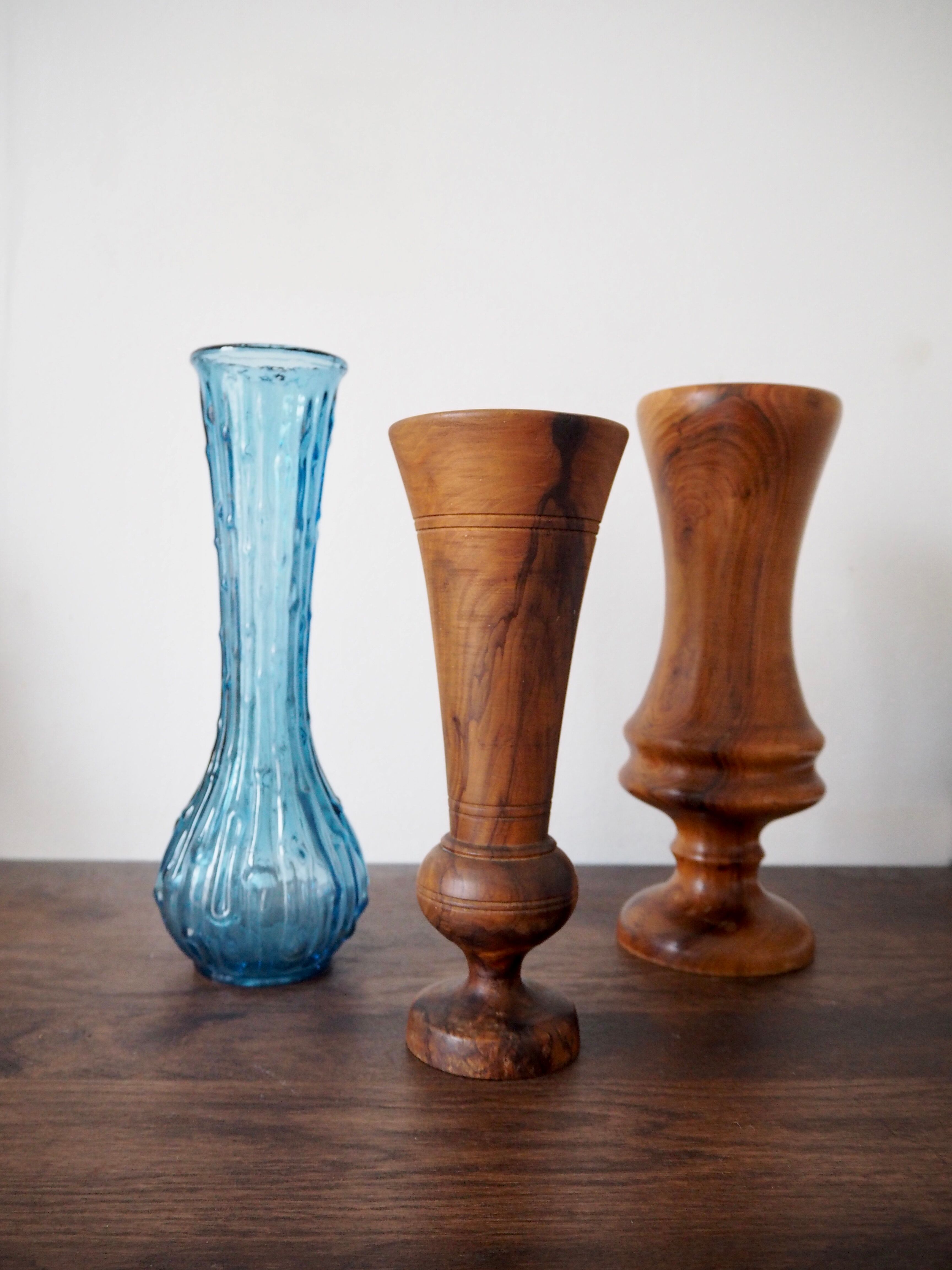 Wooden vase