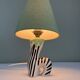 Vintage zebra lamp