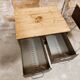 Pair of industrial style bedside table