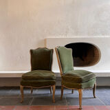 Duo de fauteuils Louis XV