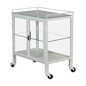Vitrine médicale chariot années