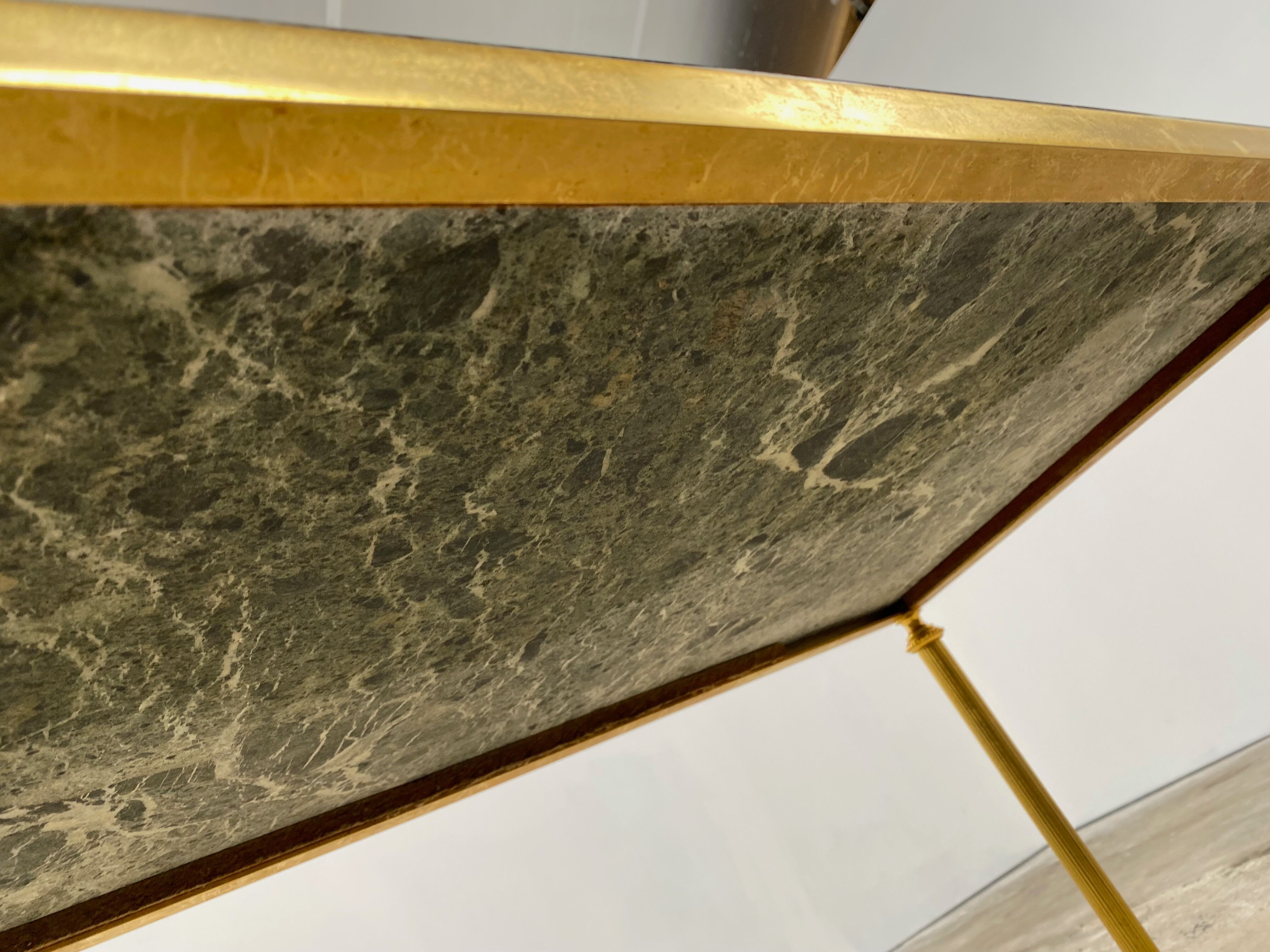 Marble and bronze coffee table 1960