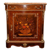 Napoleon III Support Table in Floral Marquetry