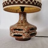 Openwork ceramic lamp, Stein Keramik, Germany, space age, 1960.