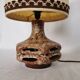 Openwork ceramic lamp, Stein Keramik, Germany, space age, 1960.