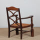 Pair of armchairs in the style of Charles Dudouyt, 1950.