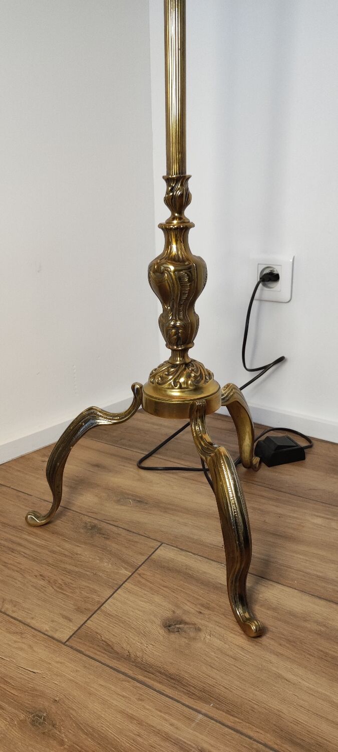 Louis XV hot water bottle floor lamp