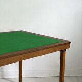 Folding bridge table