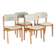 Ensemble de 4 chaises Erik Buch pour O.D. Møbler modèle 49 'Bur'