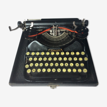 Portable old CORONA typewriter -1930