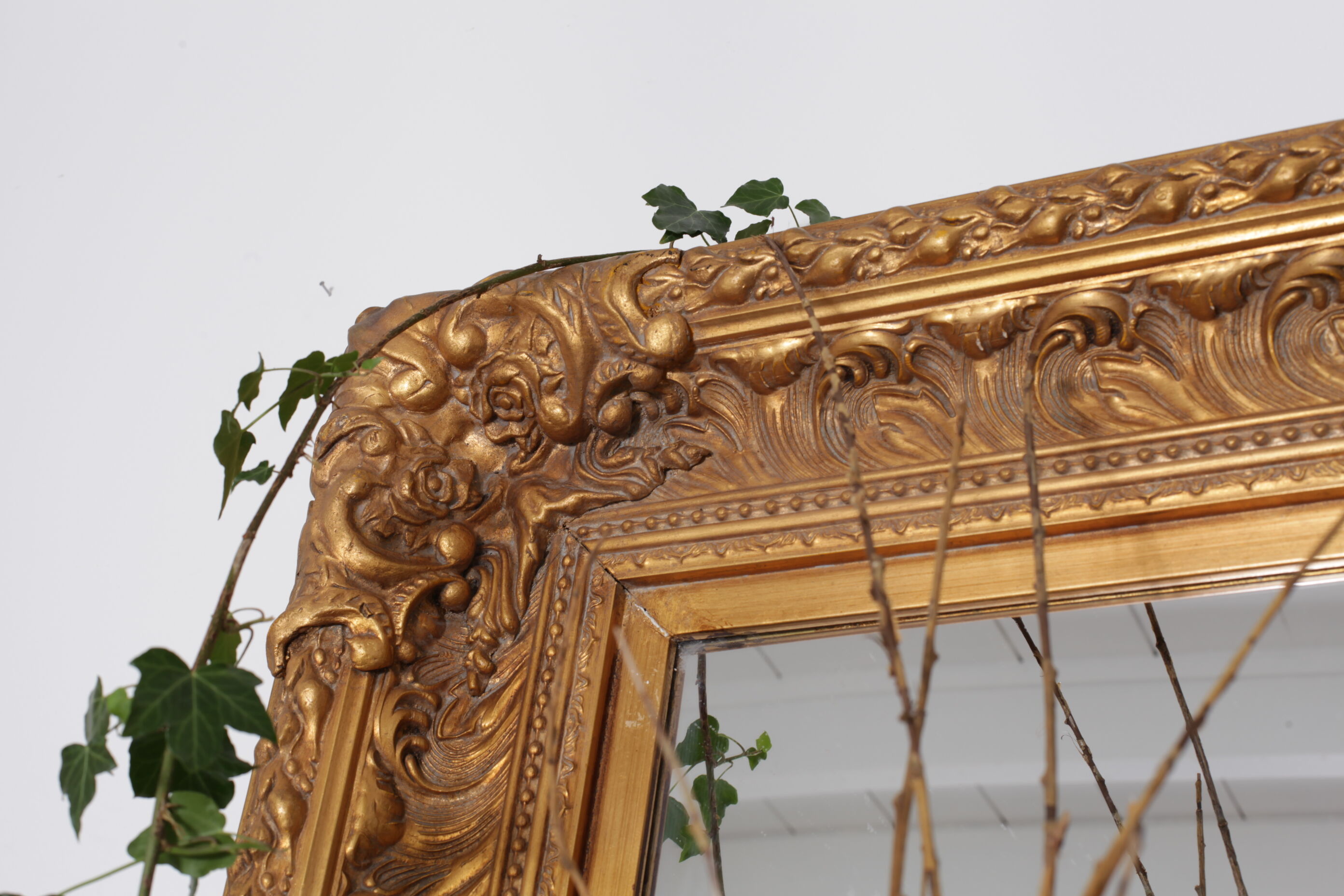 Old gilded mirror