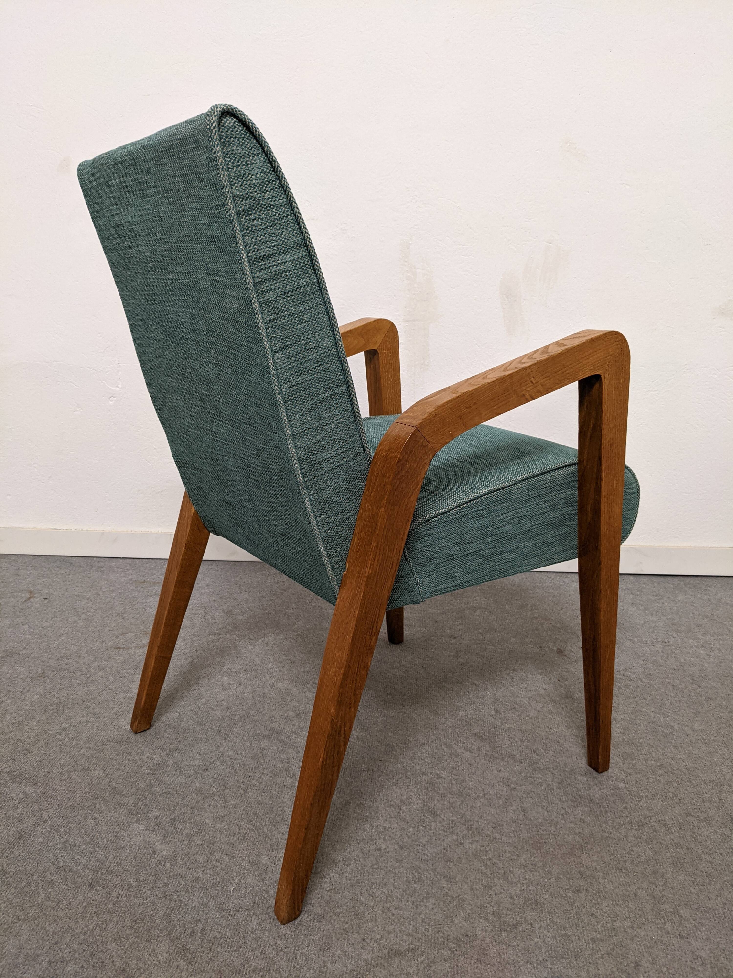 Pair of free span bridges armchairs from the 50s