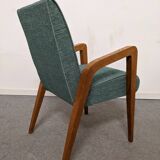Pair of free span bridges armchairs from the 50s
